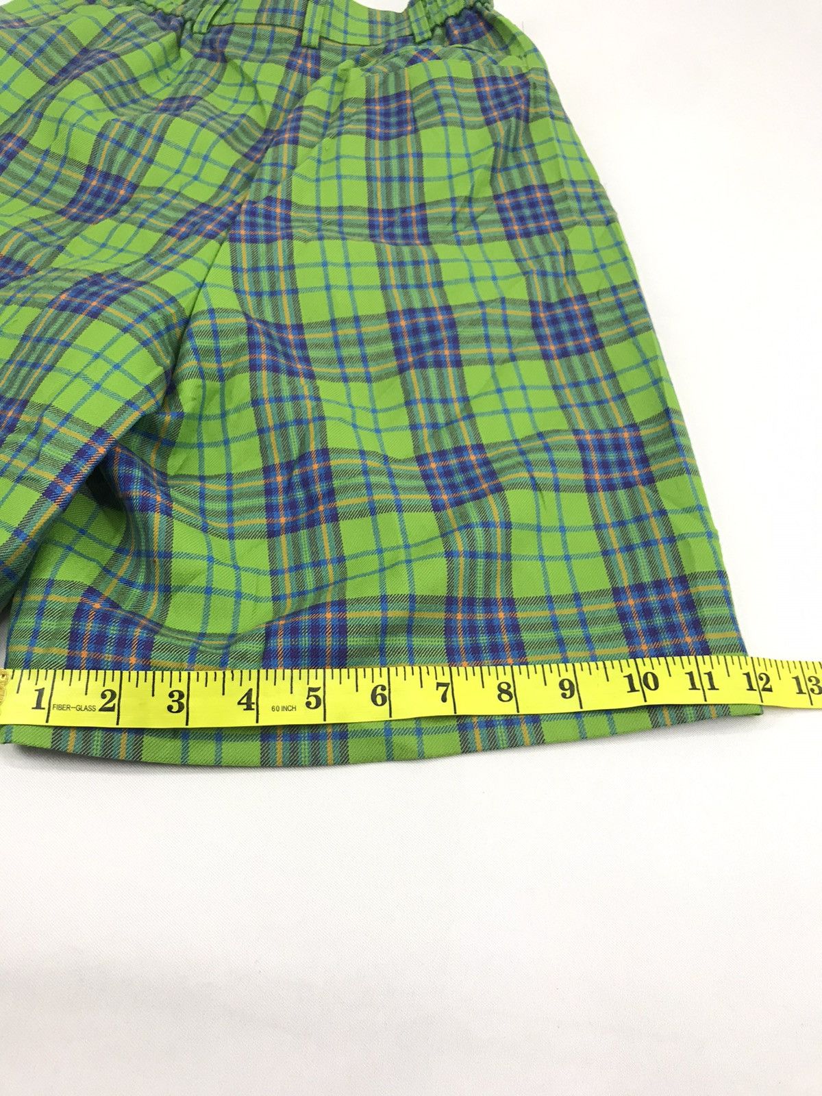Ellesse Vintage Ellesse Golf Short Bottom Plaid Checked Striped Size 26" / US 2 / IT 38 - 4 Thumbnail