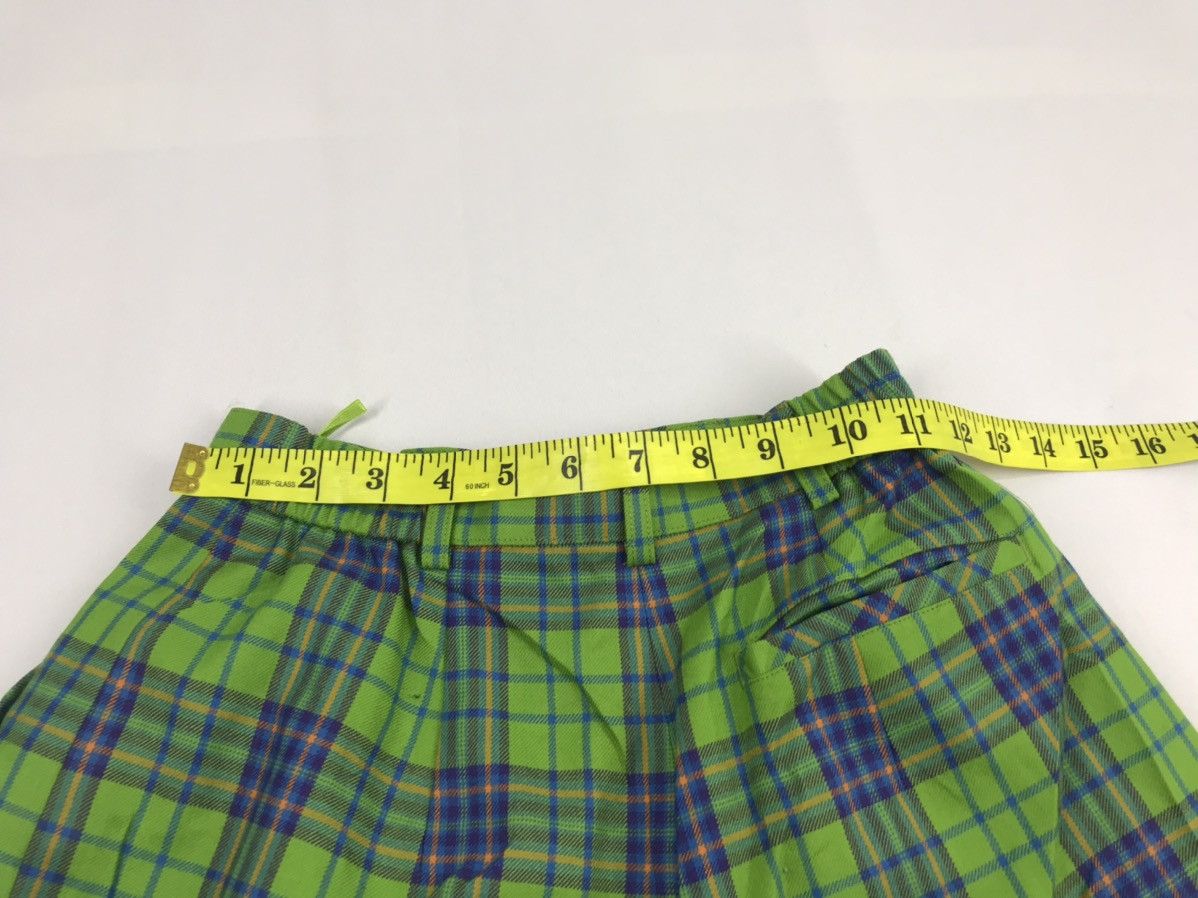 Ellesse Vintage Ellesse Golf Short Bottom Plaid Checked Striped Size 26" / US 2 / IT 38 - 6 Thumbnail