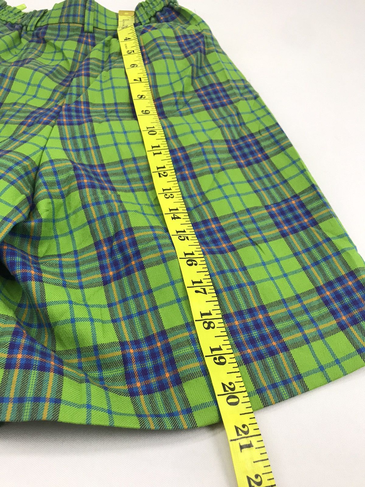 Ellesse Vintage Ellesse Golf Short Bottom Plaid Checked Striped Size 26" / US 2 / IT 38 - 3 Thumbnail