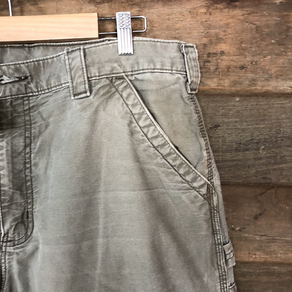 Carhartt Carhatt Grey multipocket painter cargo utility Pants #4567 Size US 35 - 11 Thumbnail