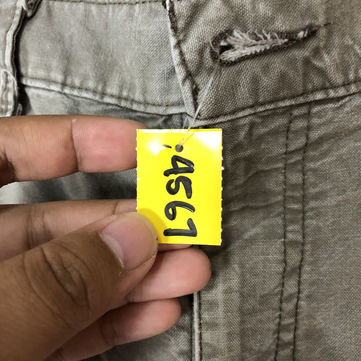 Carhartt Carhatt Grey multipocket painter cargo utility Pants #4567 Size US 35 - 14 Thumbnail