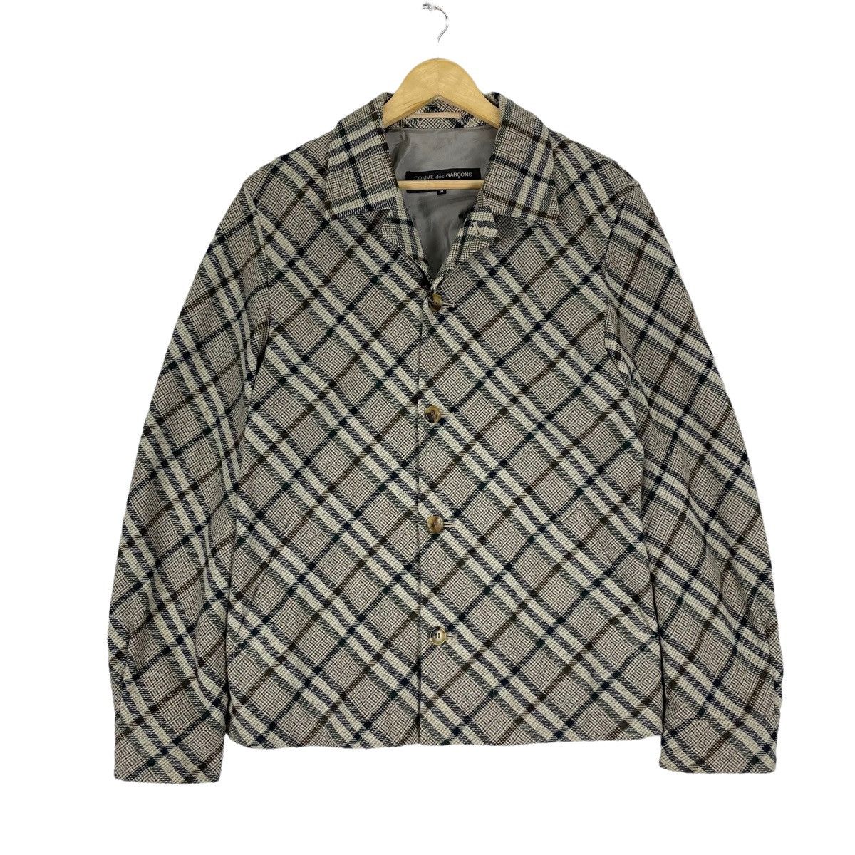 Comme des Garcons Homme Plus 🔥CDG HOMME PLUS AW97 TARTAN PLAID JACKET Size US M / EU 48-50 / 2 - 3 Thumbnail