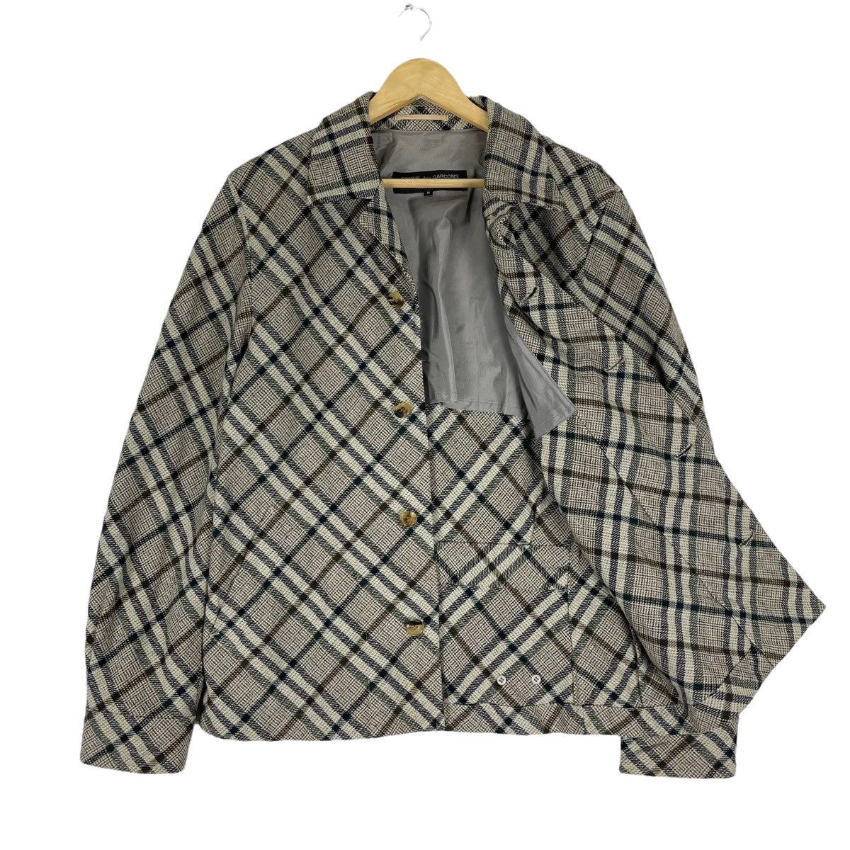Comme des Garcons Homme Plus 🔥CDG HOMME PLUS AW97 TARTAN PLAID JACKET Size US M / EU 48-50 / 2 - 8 Thumbnail