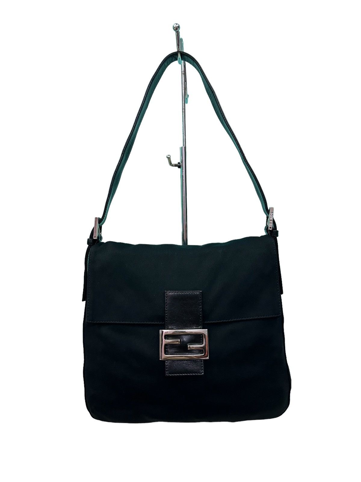 AUTHENTIC FENDI MAMA BAGUETTE NEOPRENE SHOULDER BAG