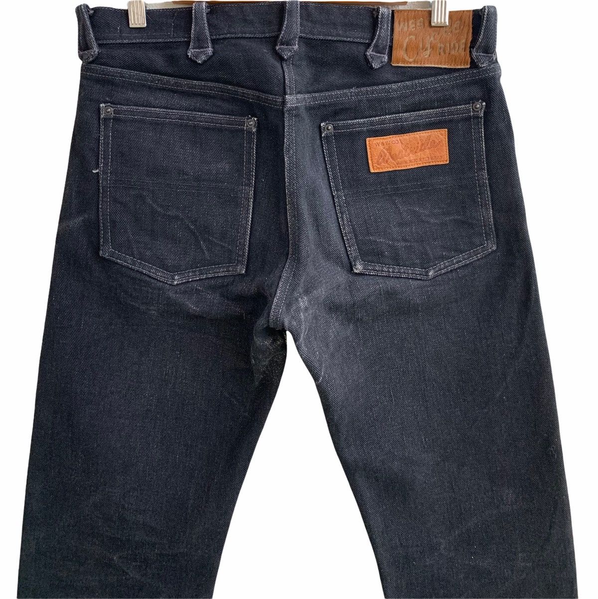 Japanese Brand Vintage West Cycle Biker 21 3/4 OZ Denim Jeans Size US 32 / EU 48 - 6 Thumbnail