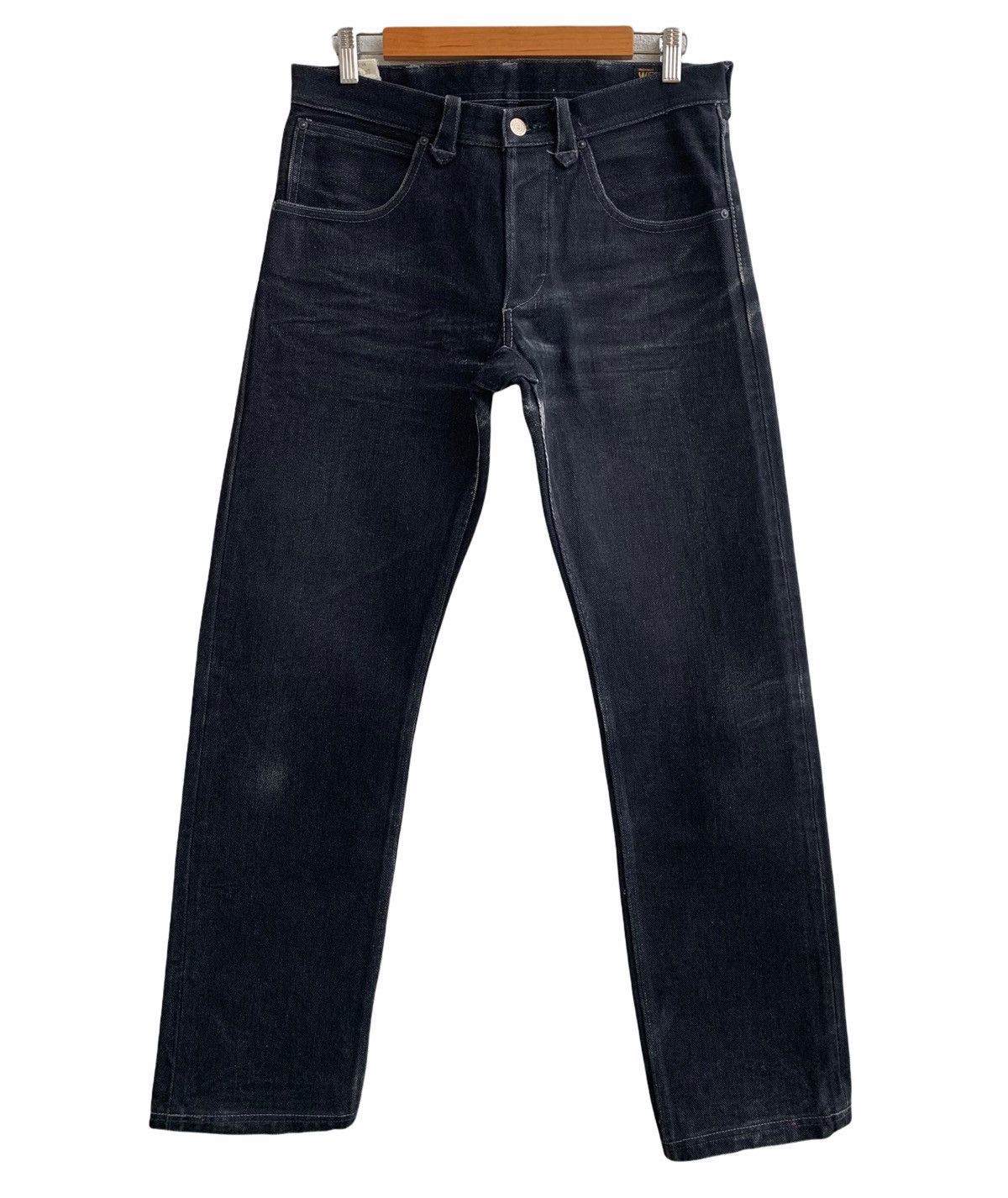 Japanese Brand Vintage West Cycle Biker 21 3/4 OZ Denim Jeans Size US 32 / EU 48 - 2 Thumbnail