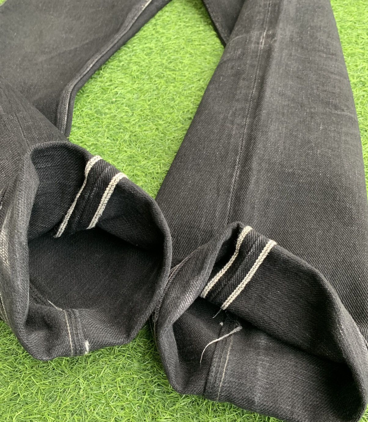 Japanese Brand Vintage West Cycle Biker 21 3/4 OZ Denim Jeans Size US 32 / EU 48 - 12 Thumbnail