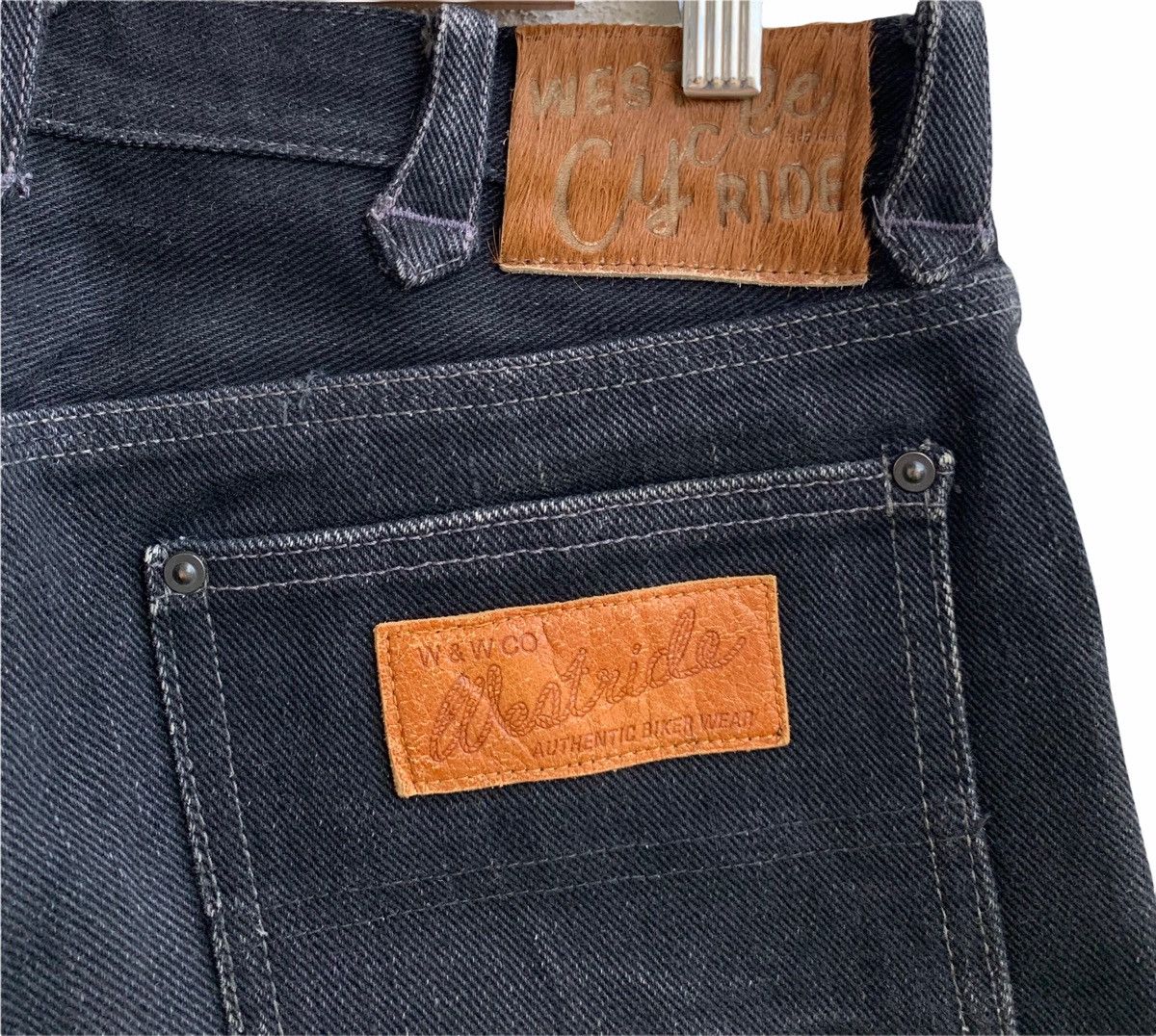Japanese Brand Vintage West Cycle Biker 21 3/4 OZ Denim Jeans Size US 32 / EU 48 - 7 Thumbnail