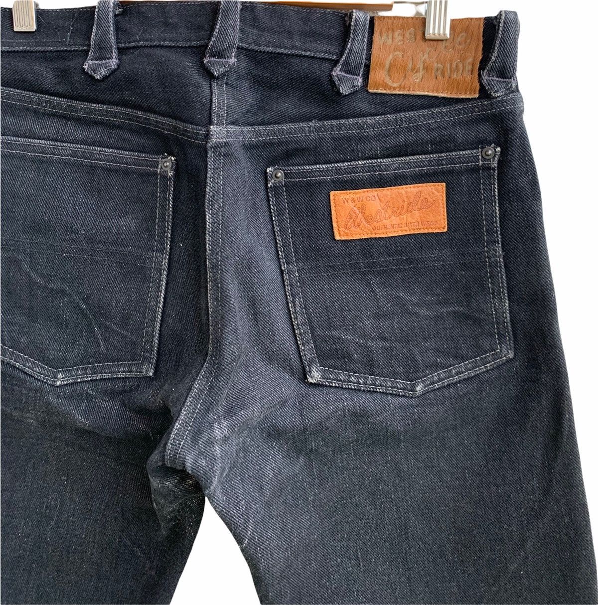 Japanese Brand Vintage West Cycle Biker 21 3/4 OZ Denim Jeans Size US 32 / EU 48 - 8 Thumbnail