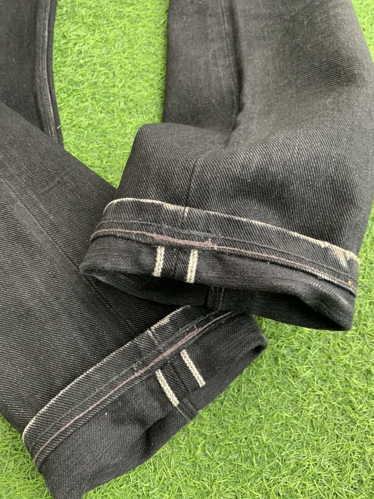 Japanese Brand Vintage West Cycle Biker 21 3/4 OZ Denim Jeans Size US 32 / EU 48 - 11 Thumbnail