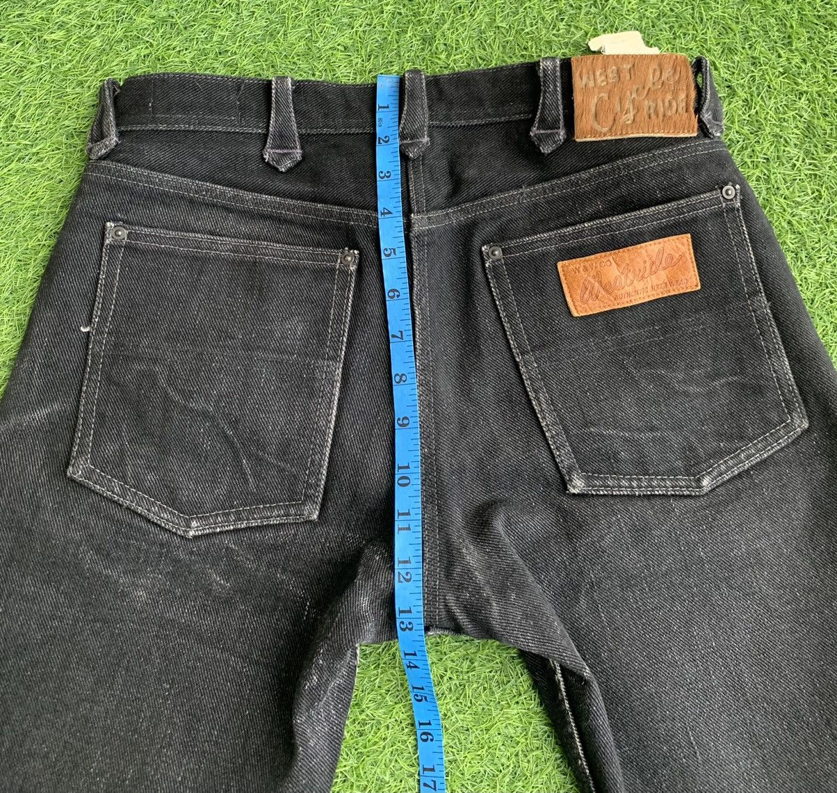 Japanese Brand Vintage West Cycle Biker 21 3/4 OZ Denim Jeans Size US 32 / EU 48 - 15 Thumbnail