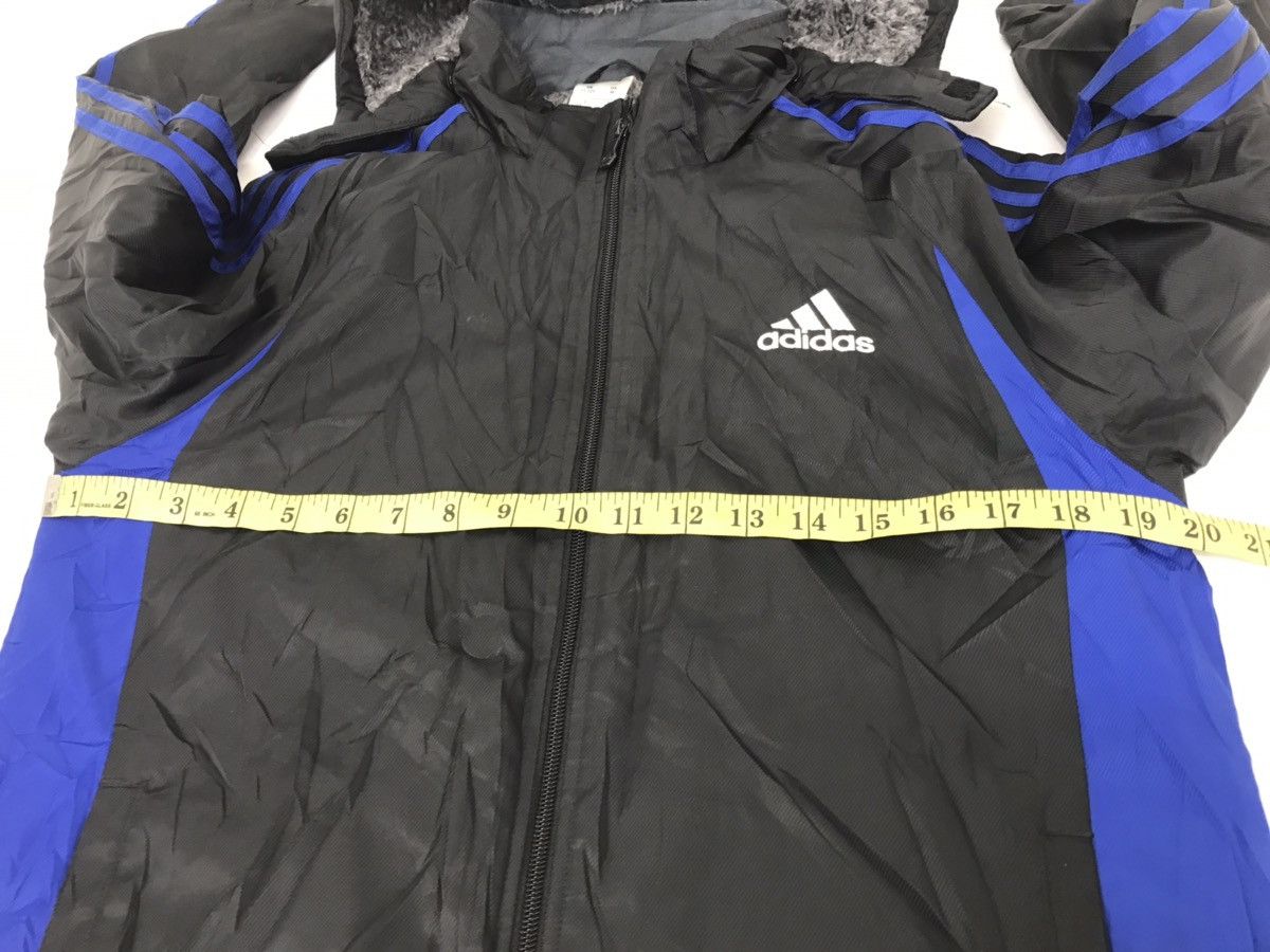 Adidas Adidas Parka Sherpa Inner Jacket Hoodie Big Logo Size M / US 6-8 / IT 42-44 - 14 Thumbnail
