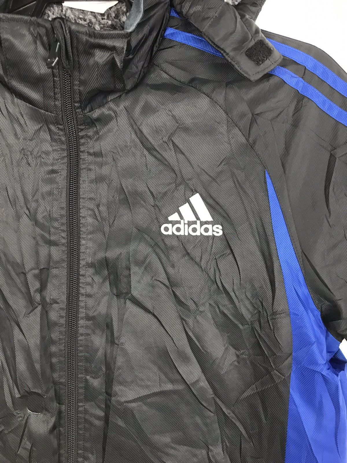 Adidas Adidas Parka Sherpa Inner Jacket Hoodie Big Logo Size M / US 6-8 / IT 42-44 - 4 Thumbnail