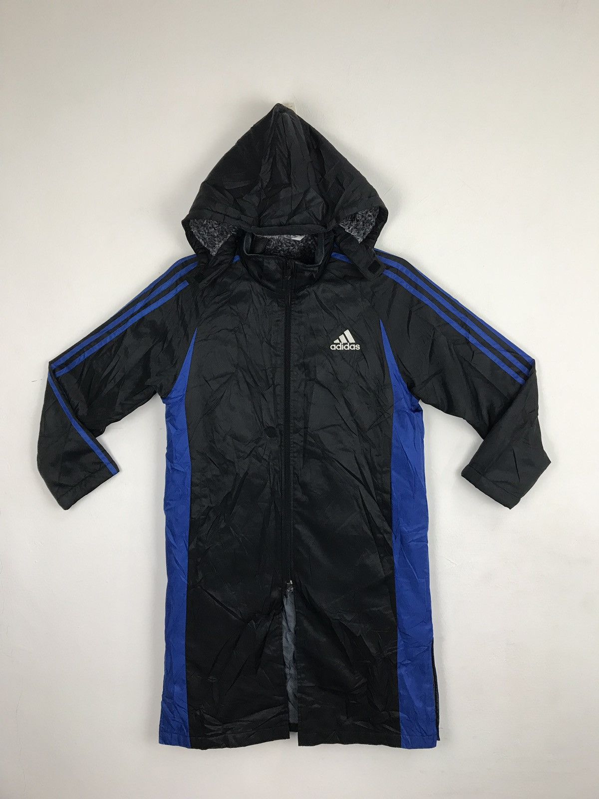 Adidas Adidas Parka Sherpa Inner Jacket Hoodie Big Logo Size M / US 6-8 / IT 42-44 - 2 Thumbnail