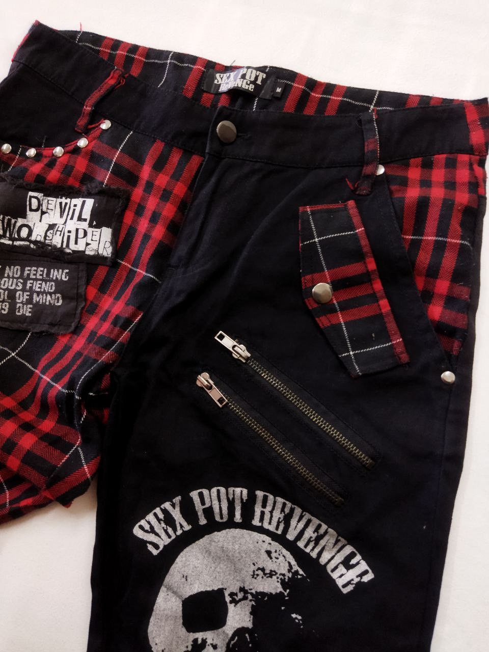 Japanese Brand Vintage Japanese Sex Pot Revenge Bondage Pants Size US 30 / EU 46 - 9 Thumbnail