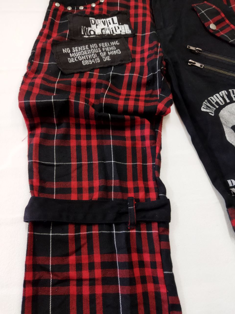 Japanese Brand Vintage Japanese Sex Pot Revenge Bondage Pants Size US 30 / EU 46 - 13 Thumbnail
