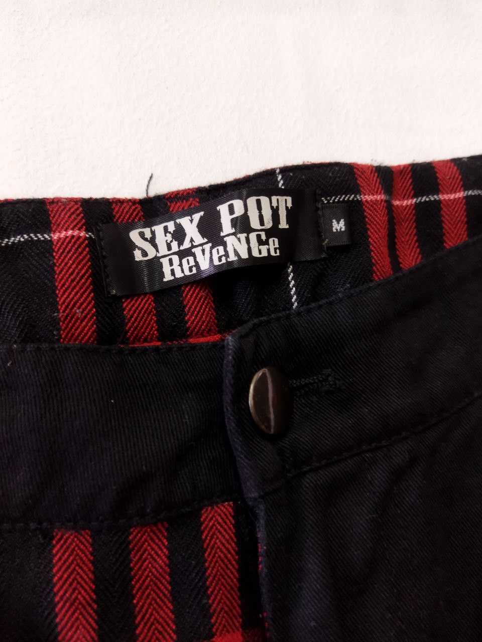 Japanese Brand Vintage Japanese Sex Pot Revenge Bondage Pants Size US 30 / EU 46 - 11 Thumbnail