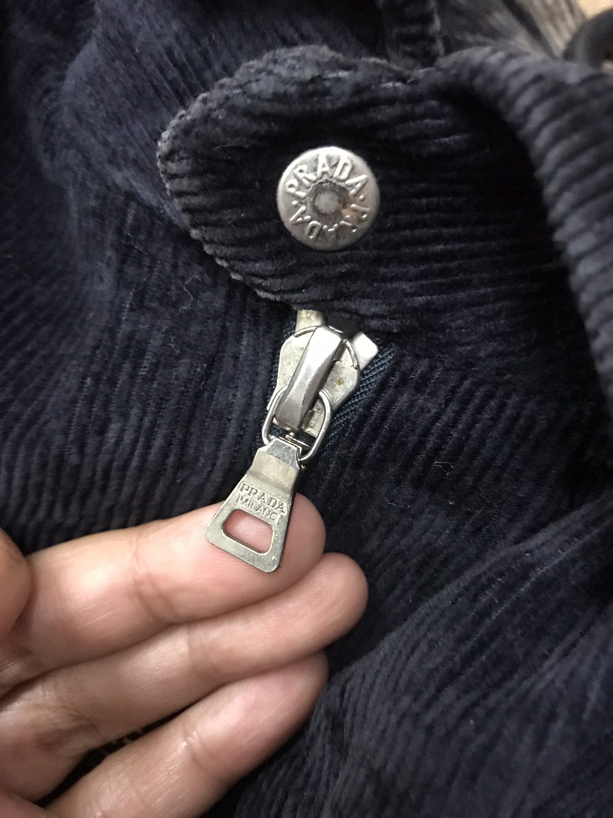 Prada Prada Curduroy Zipper Jacket Size US M / EU 48-50 / 2 - 8 Thumbnail