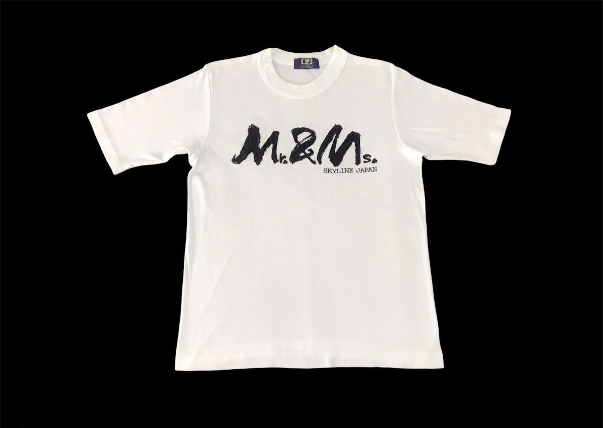 Japanese Brand Rare Skyline Japan Fashion Mr & Mrs. Spell Out Tee Size S / US 4 / IT 40 - 1 Thumbnail