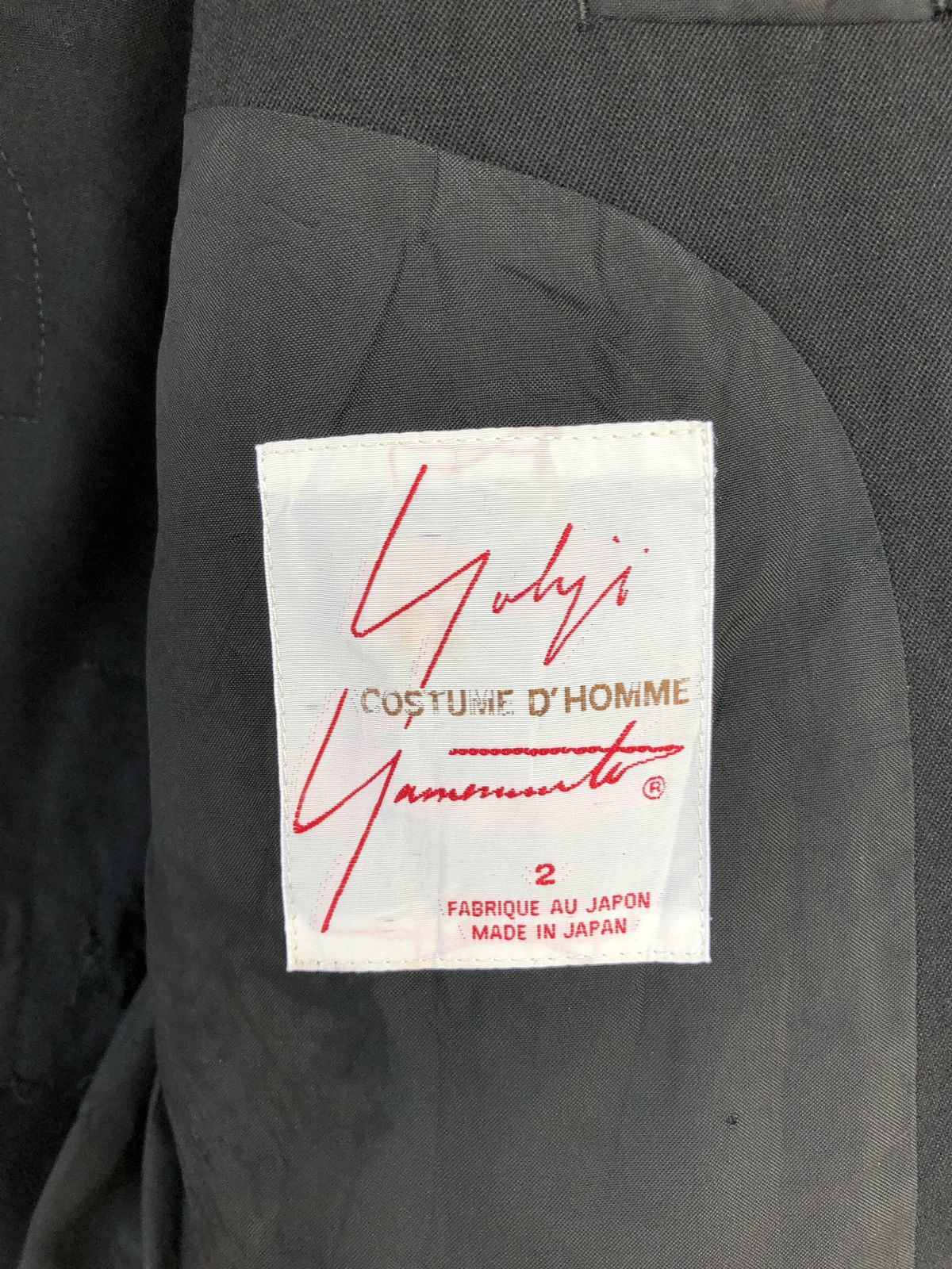 Yohji Yamamoto GRAIL🔥AW05 YY 🐅 Embroider Minimal Distressed Coat Size US M / EU 48-50 / 2 - 15 Thumbnail