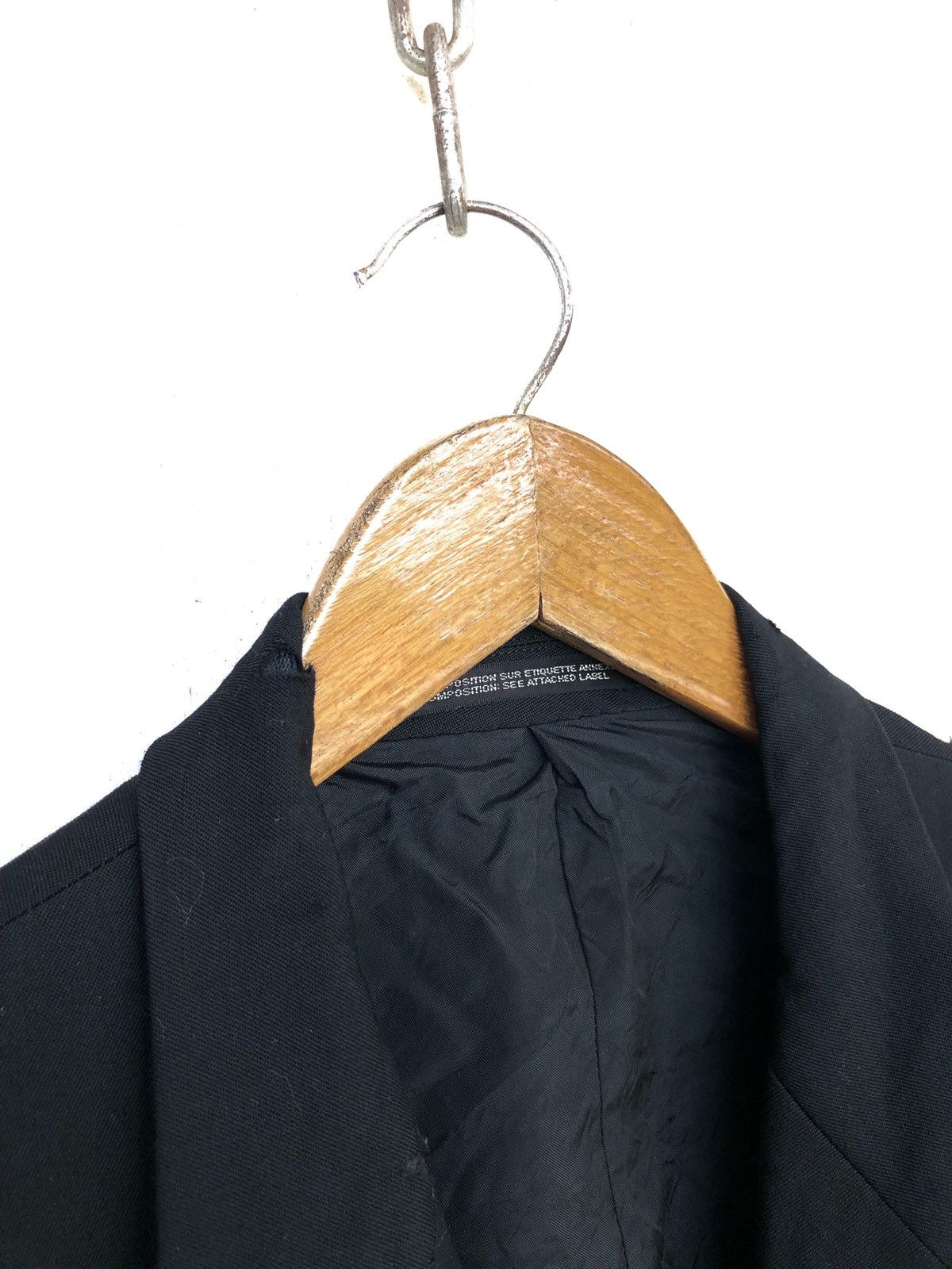 Yohji Yamamoto GRAIL🔥AW05 YY 🐅 Embroider Minimal Distressed Coat Size US M / EU 48-50 / 2 - 5 Thumbnail