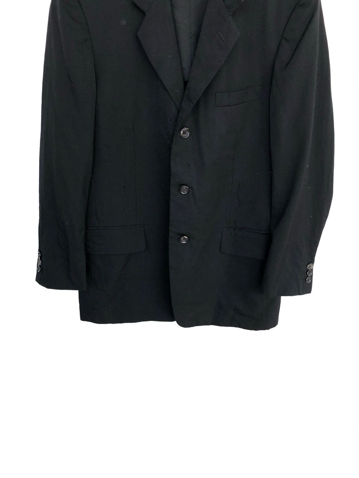 Yohji Yamamoto GRAIL🔥AW05 YY 🐅 Embroider Minimal Distressed Coat Size US M / EU 48-50 / 2 - 3 Thumbnail