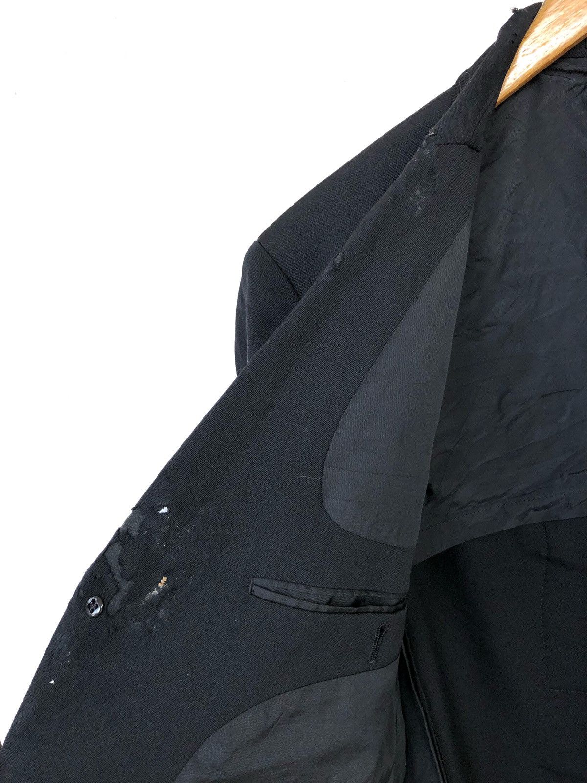 Yohji Yamamoto GRAIL🔥AW05 YY 🐅 Embroider Minimal Distressed Coat Size US M / EU 48-50 / 2 - 9 Thumbnail