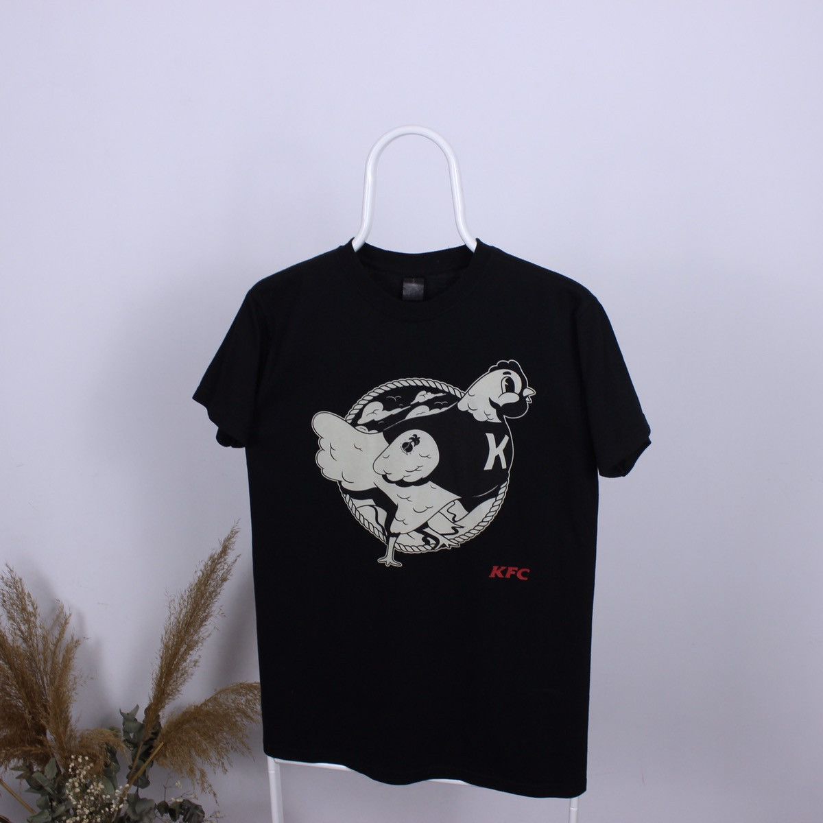 Vintage Vintage KFS Print Chicken Short Sleeve T-shirt Size US S / EU 44-46 / 1 - 2 Thumbnail