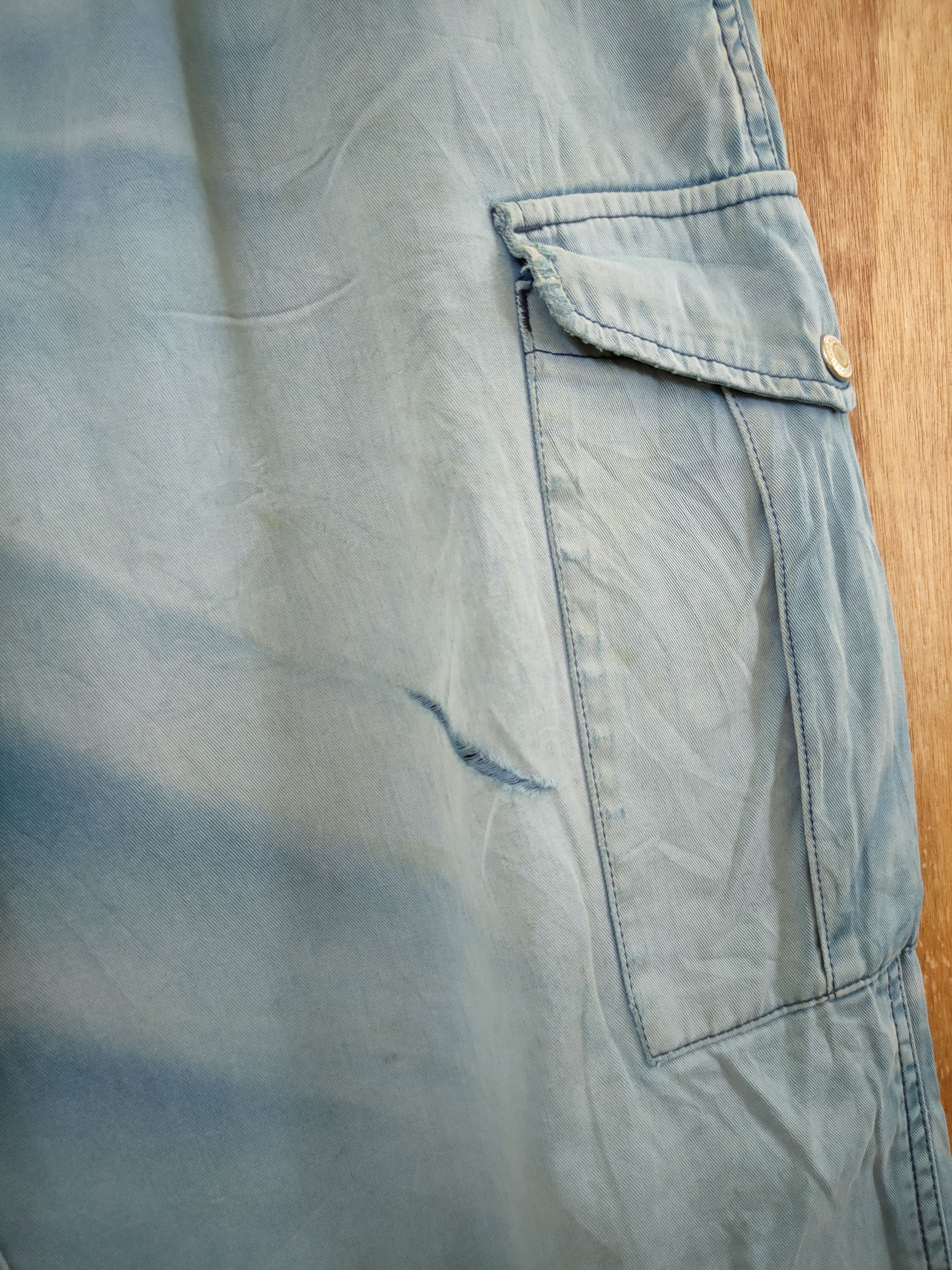 Faded Glory Japan faded distressed japan multipocket cargo pants #46-616 Size US 34 / EU 50 - 6 Thumbnail