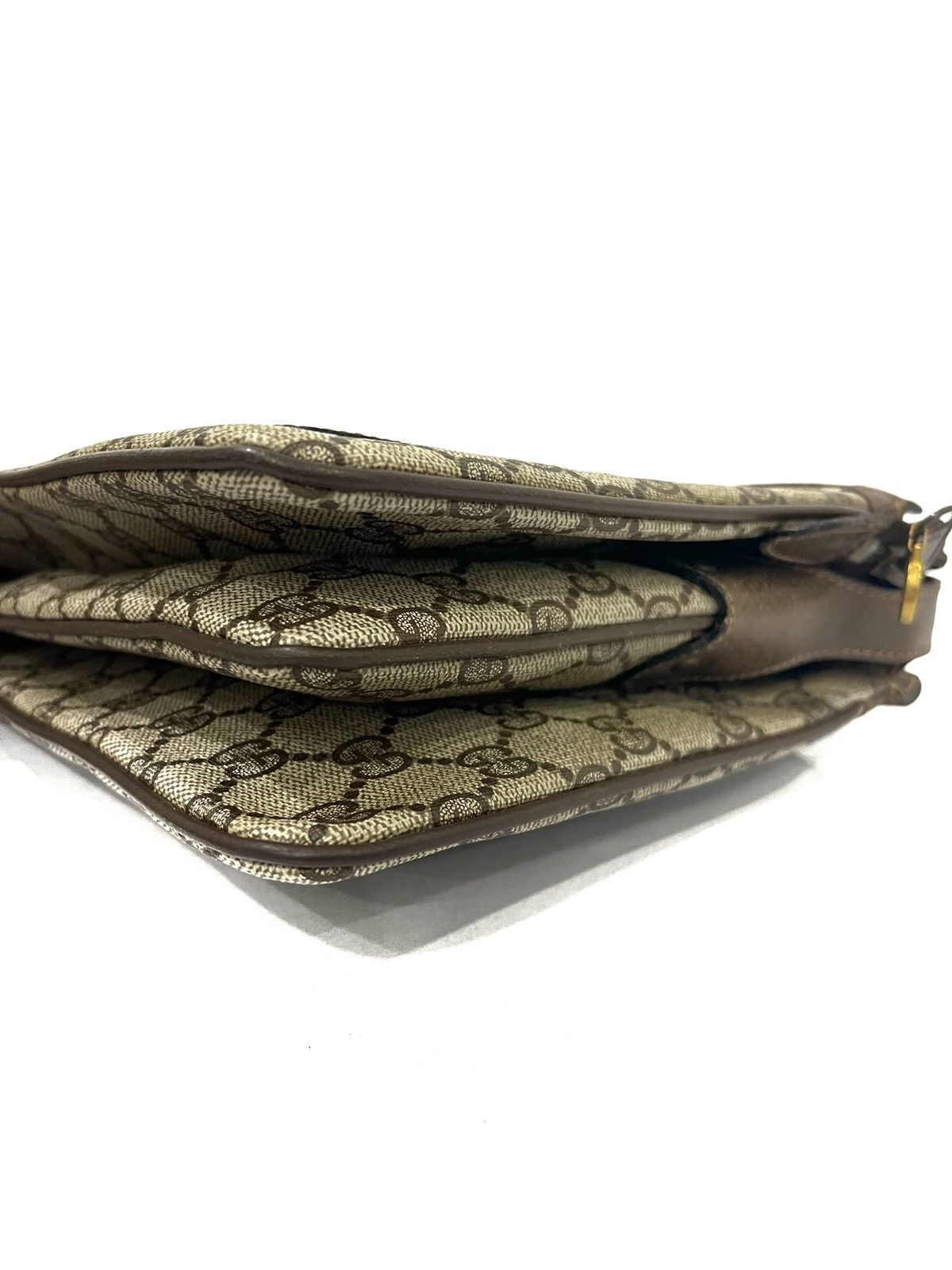 Gucci GUCCI Vintage Web Detail GG Canvas Shoulder Size ONE SIZE - 10 Thumbnail
