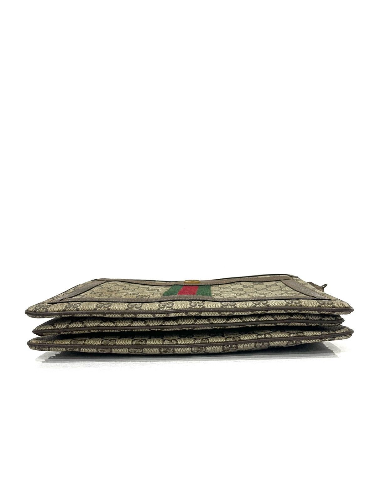 Gucci GUCCI Vintage Web Detail GG Canvas Shoulder Size ONE SIZE - 6 Thumbnail