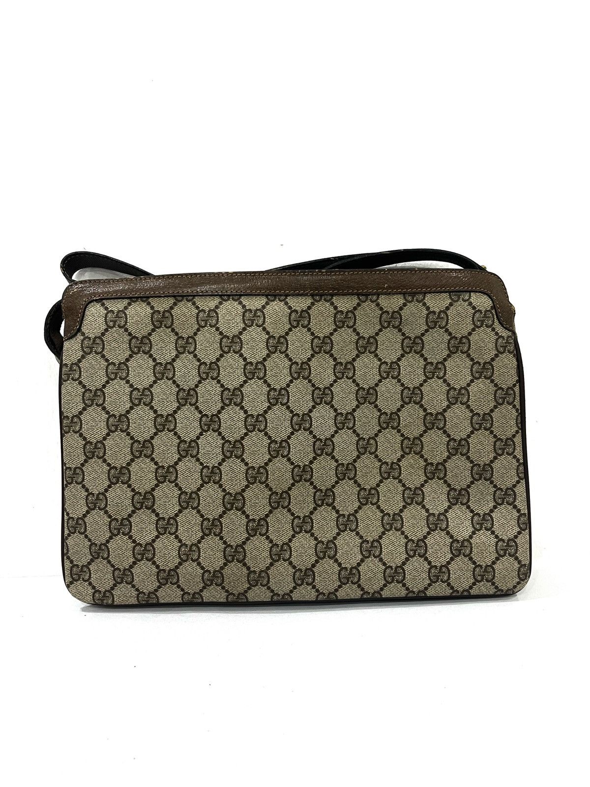Gucci GUCCI Vintage Web Detail GG Canvas Shoulder Size ONE SIZE - 3 Thumbnail