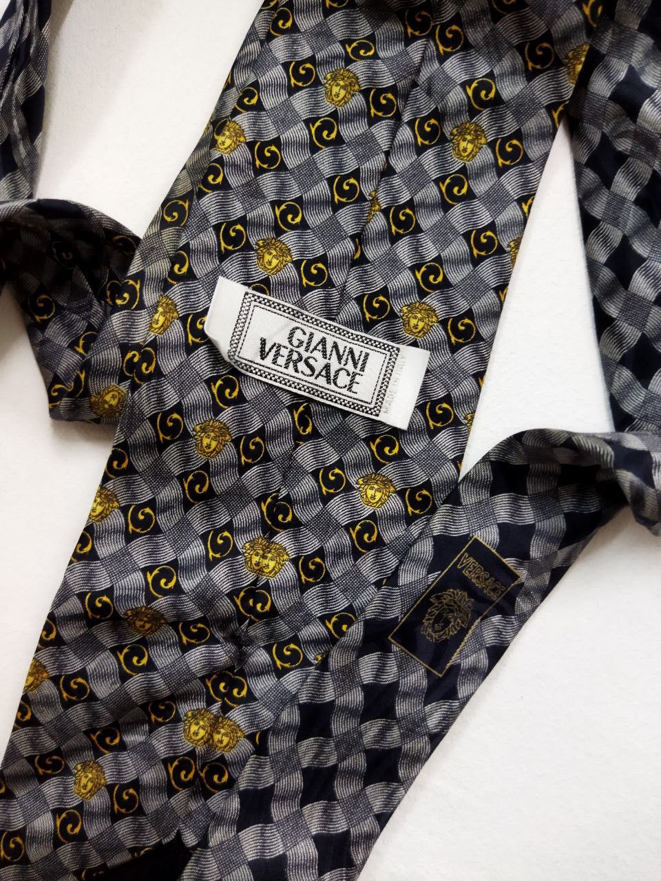 Versace Vintage GIANNI VERSACE Silk Tie Size ONE SIZE - 3 Thumbnail