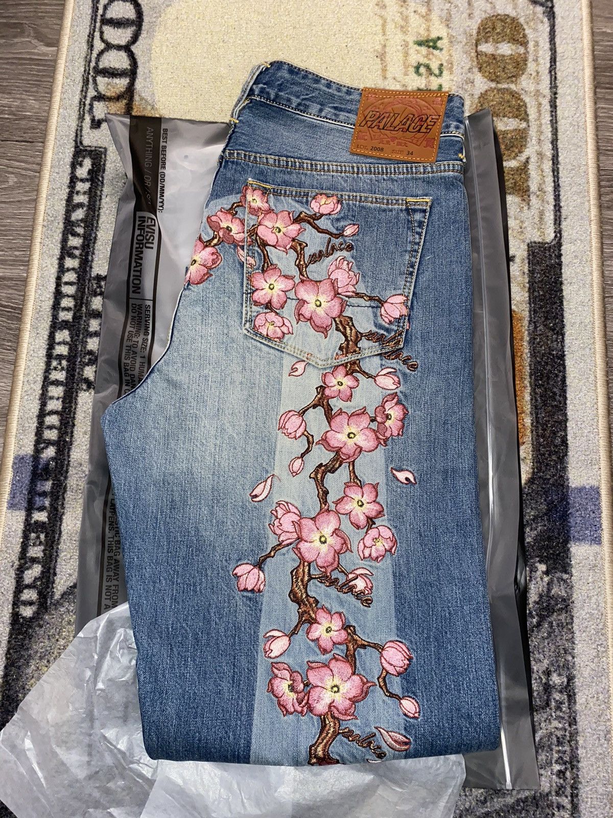 Palace Palace x Evisu Denim Jean Stone Wash | Grailed