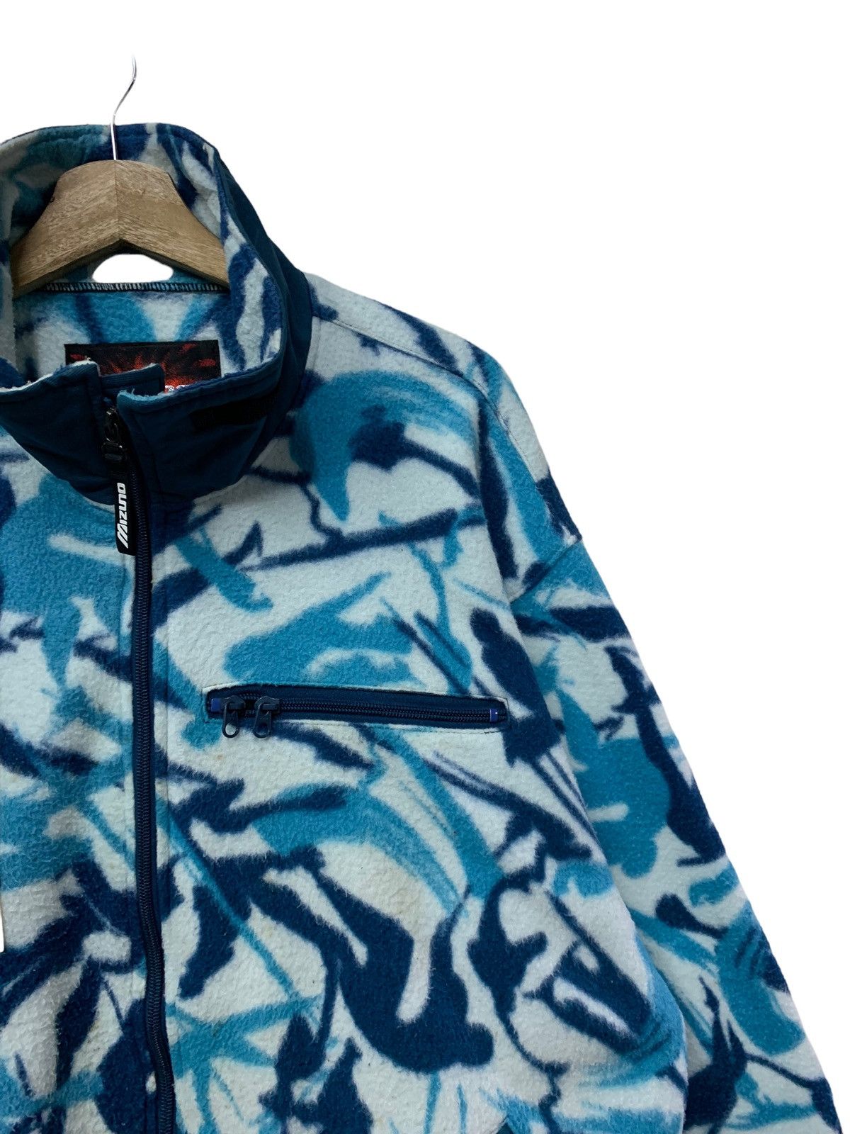 Japanese Brand × Mizuno × Vintage 🔥VTG MIZUNO WINTER OLYMPIC NAGANO PRINTED FLEECE JACKETS Size US L / EU 52-54 / 3 - 4 Thumbnail