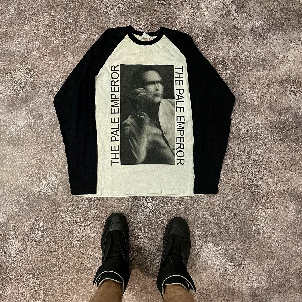 Vintage 90s Pale Emperor Sun Faded Graphic Tee Grunge Slim L