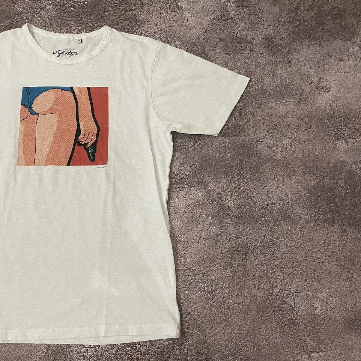 Vintage Vintage Y2K Graphic Tee Sun Faded Art Print Streetwear M Size US M / EU 48-50 / 2 - 2 Thumbnail