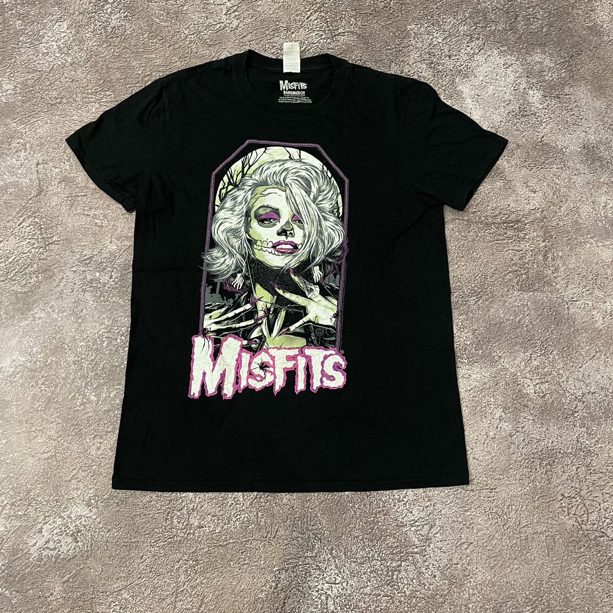 Vintage Y2K Misfits Graphic Tee Skulls Horror Punk Vintage Black M Size US M / EU 48-50 / 2 - 2 Thumbnail