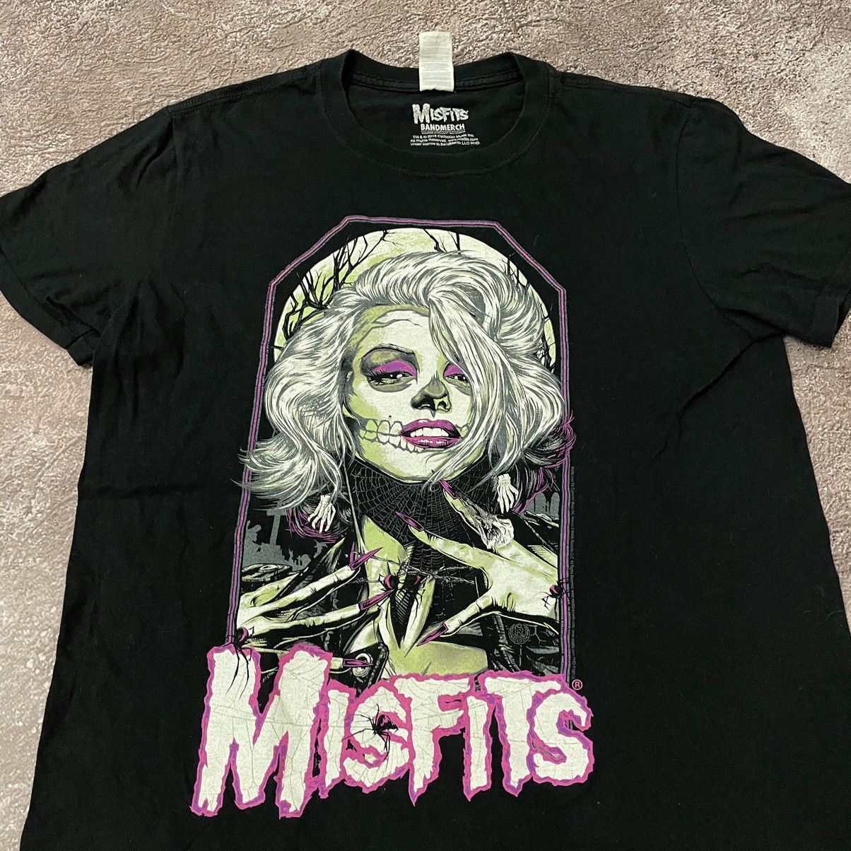 Vintage Y2K Misfits Graphic Tee Skulls Horror Punk Vintage Black M Size US M / EU 48-50 / 2 - 5 Thumbnail