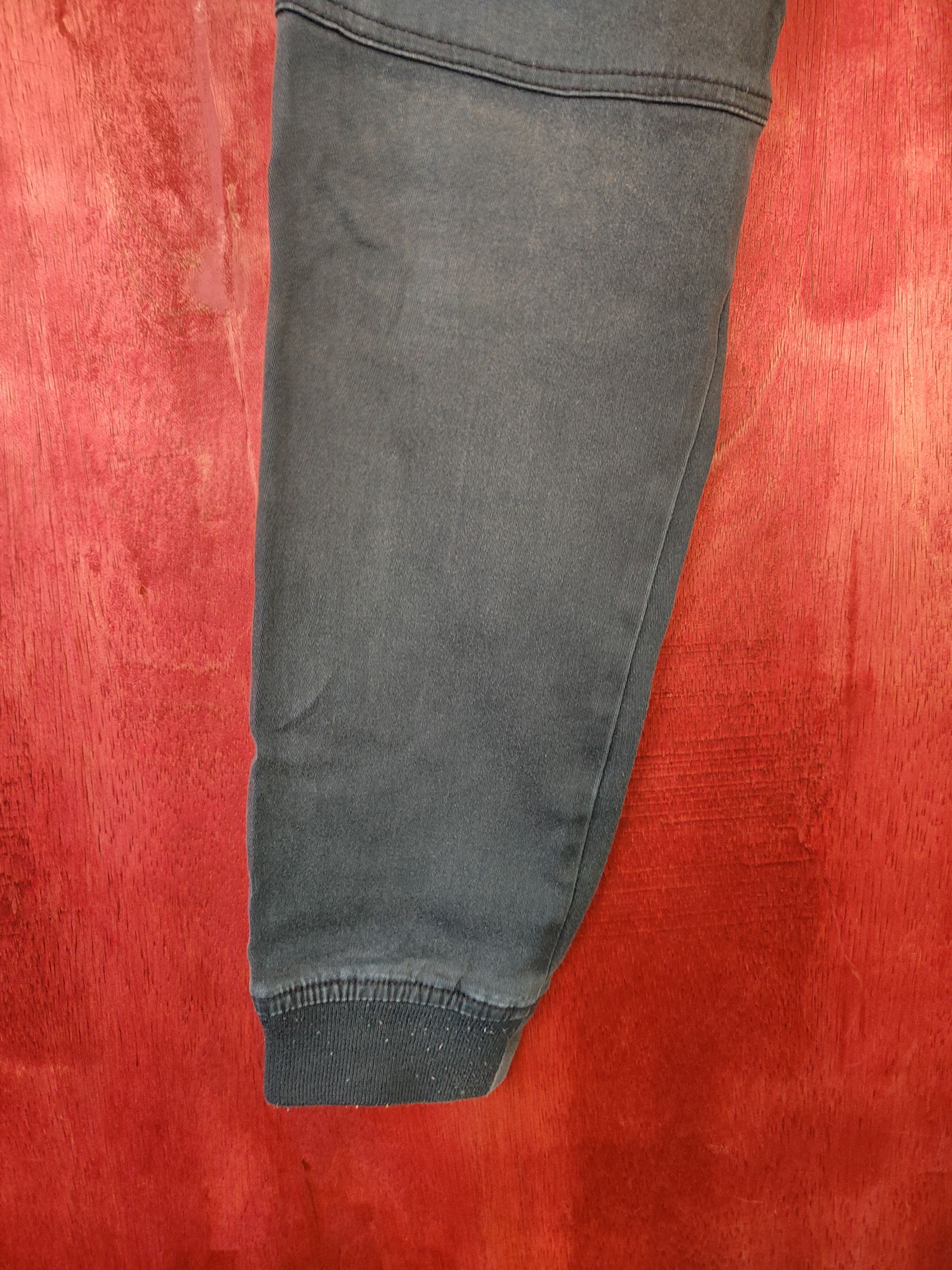 Japanese Brand Jogger Stretch faded Dark Blue utility Cargo Pants #4891 Size US 30 / EU 46 - 9 Thumbnail