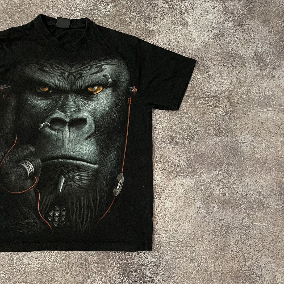 Vintage Vintage 90s Gorilla Graphic Tee Punk Horror Streetwear M Size US M / EU 48-50 / 2 - 3 Thumbnail