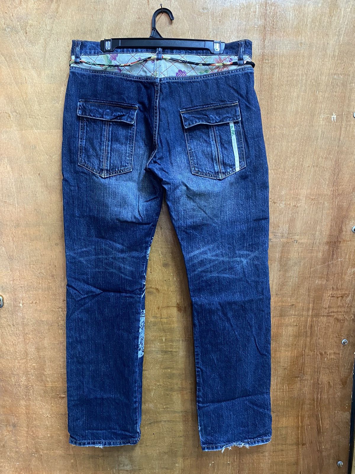 Hysteric Glamour × If Six Was Nine × Tornado Mart Japanese Jeans Mount Fuji Art 6 Pocket Sukajan Japan Size US 34 / EU 50 - 4 Thumbnail