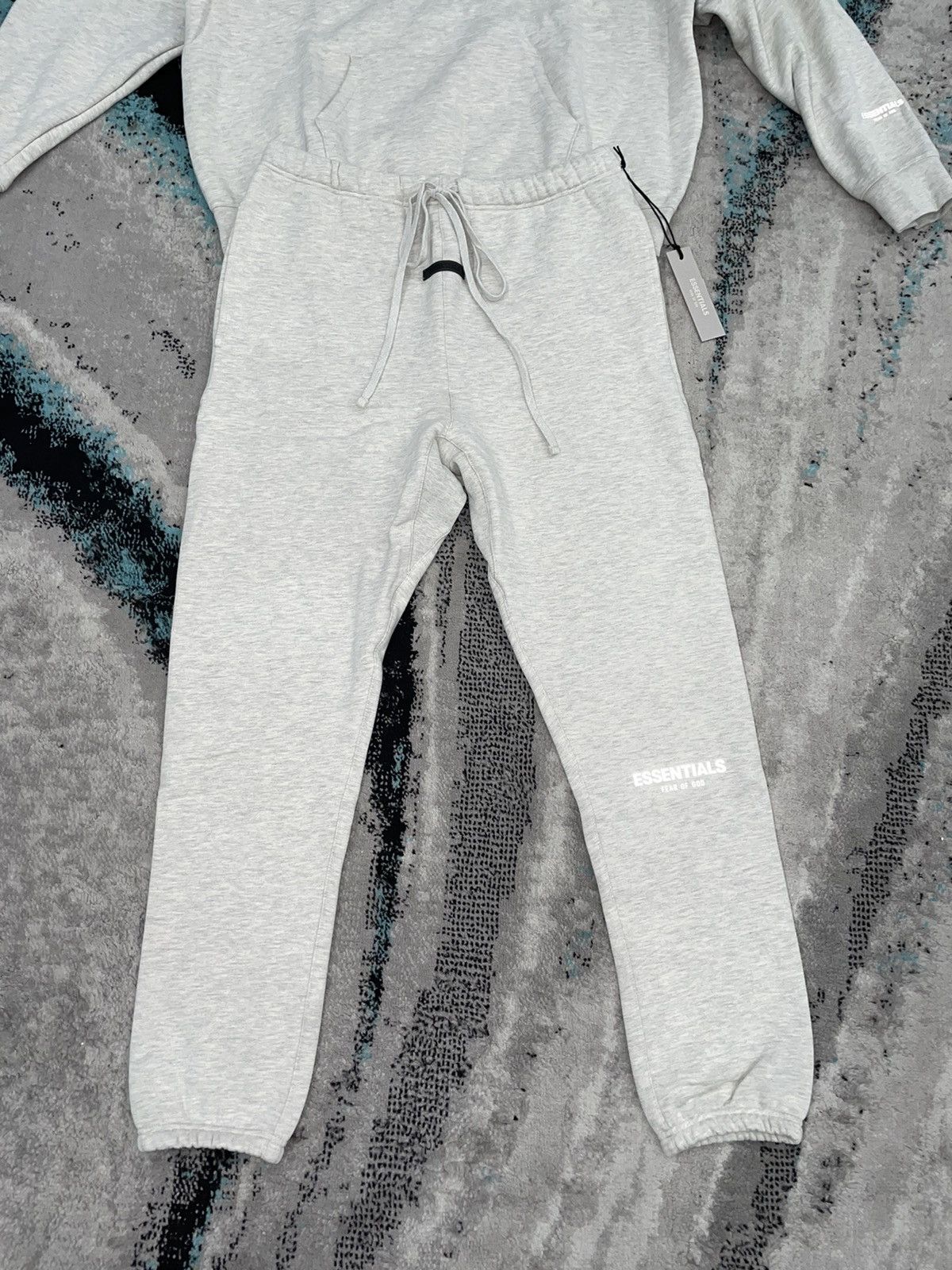 Fear of God Fear of God Essentials Light Oatmeal Hoodie and Sweatpants Size US XL / EU 56 / 4 - 2 Thumbnail