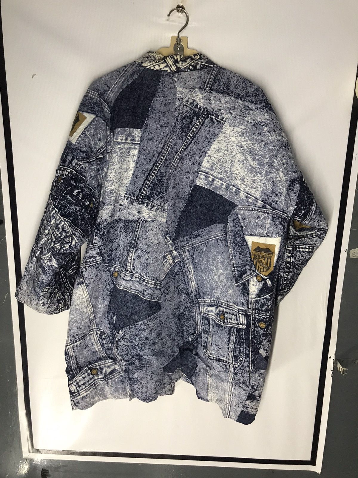 Japanese Brand × Vintage Vintage kimono by kuwano jeans art designs Size US L / EU 52-54 / 3 - 7 Thumbnail