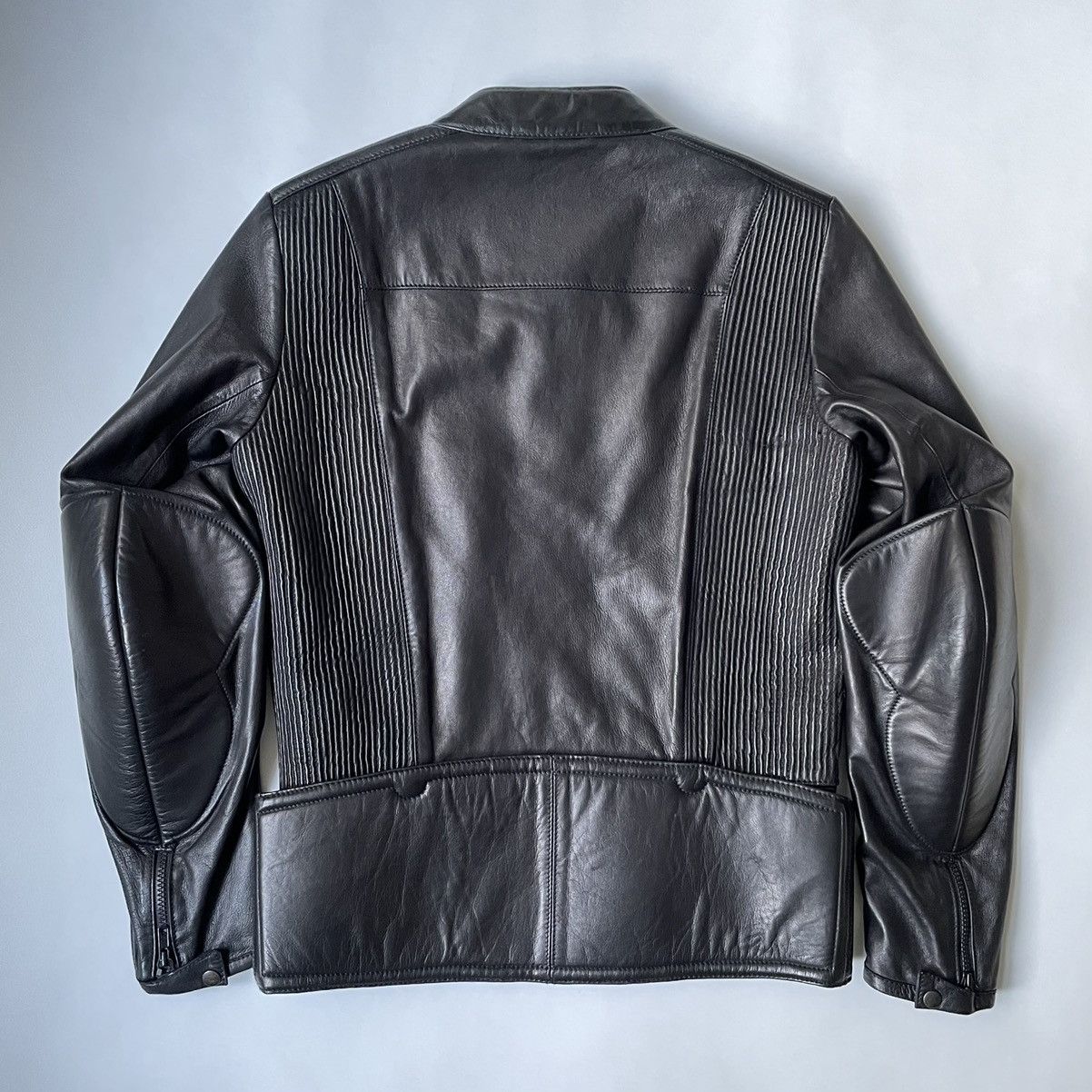 Maison Margiela A/W 11 Astro Black Leather ‘5 Zip’ Jacket Size US M / EU 48-50 / 2 - 15 Thumbnail