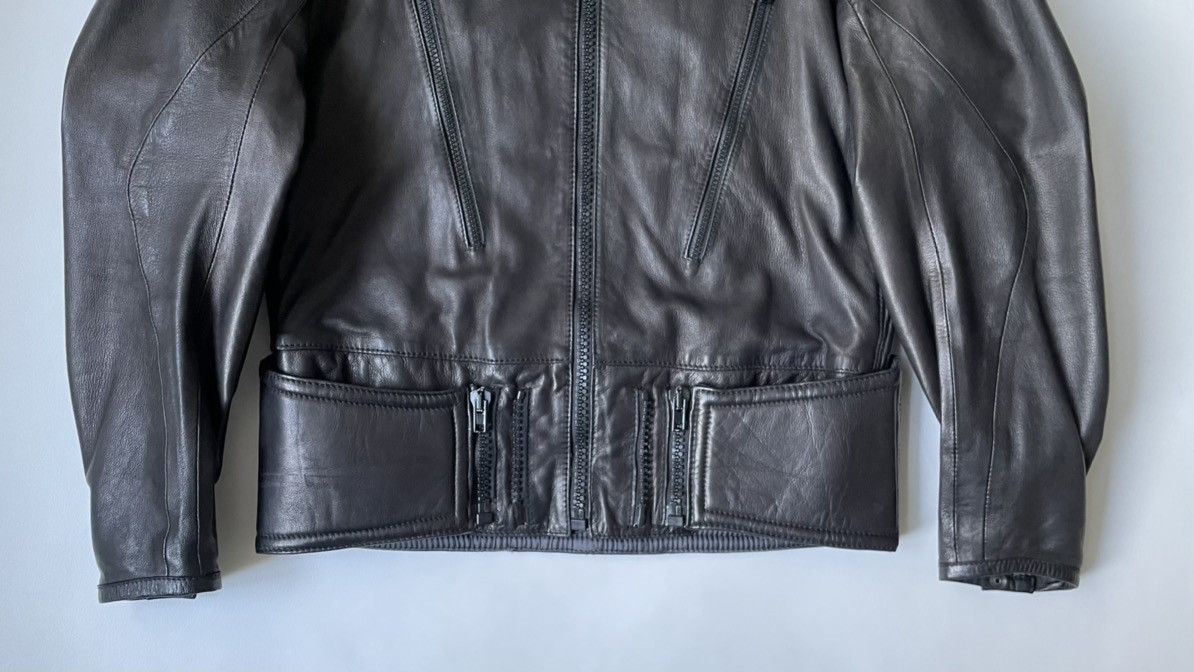 Maison Margiela A/W 11 Astro Black Leather ‘5 Zip’ Jacket Size US M / EU 48-50 / 2 - 9 Thumbnail