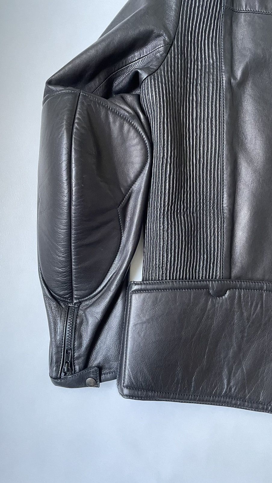 Maison Margiela A/W 11 Astro Black Leather ‘5 Zip’ Jacket Size US M / EU 48-50 / 2 - 19 Thumbnail
