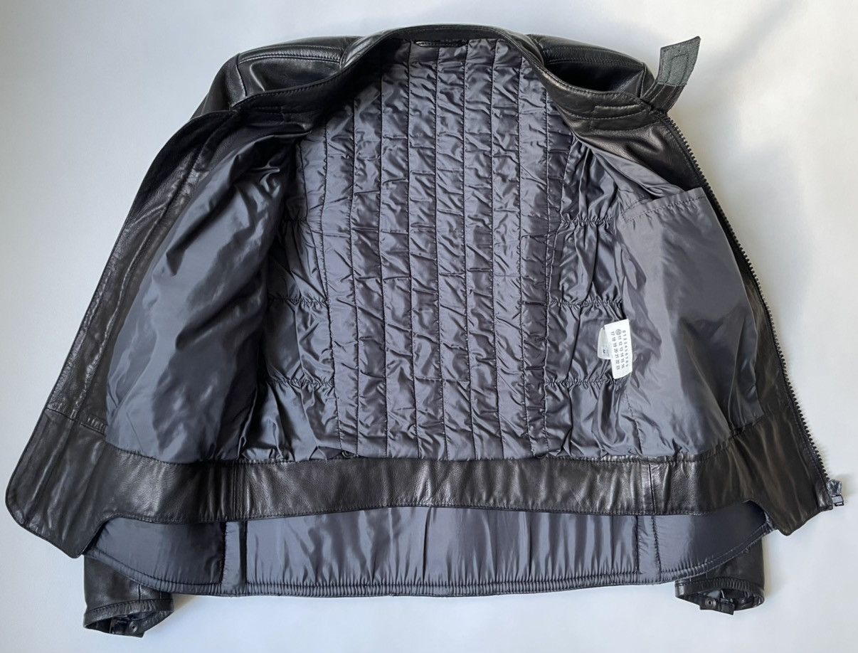 Maison Margiela A/W 11 Astro Black Leather ‘5 Zip’ Jacket Size US M / EU 48-50 / 2 - 14 Thumbnail