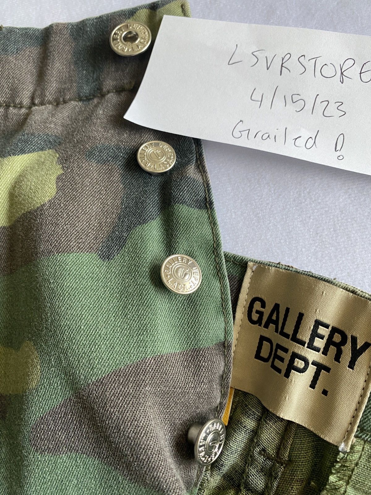 Gallery Dept. LA Camo Flare 32 Gently Used* Size US 32 / EU 48 - 13 Thumbnail