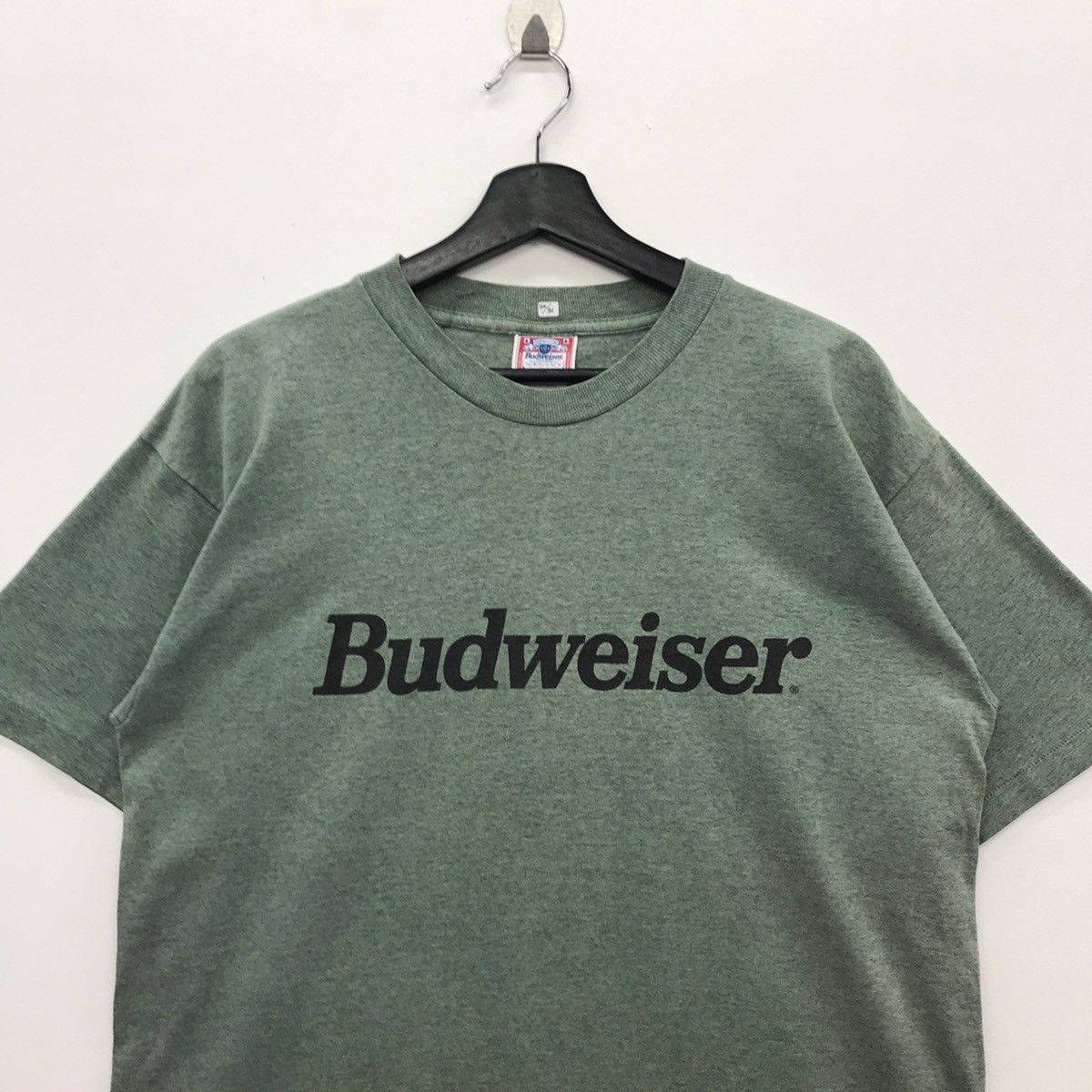 Budweiser × Vintage Rare!! Vintage Budweiser Spellout Tee Size US L / EU 52-54 / 3 - 2 Thumbnail